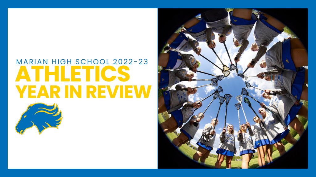 Marian High School celebrated state titles in volleyball and swimming & diving during the 22-23 school year as well as 24 first-team all-state awards.